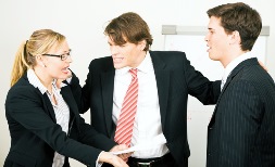coworkers arguing
