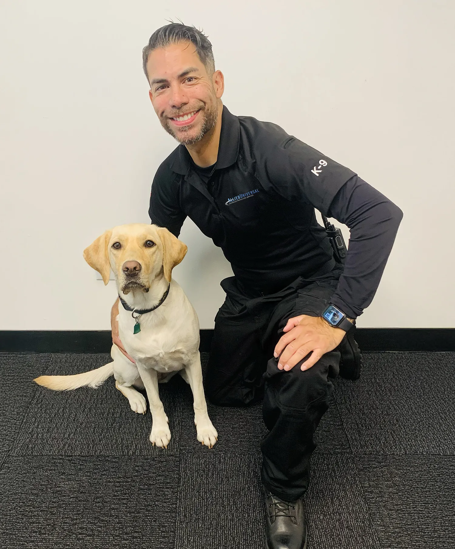 Man with a dog