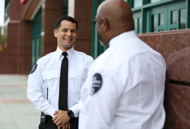 two security guards 
