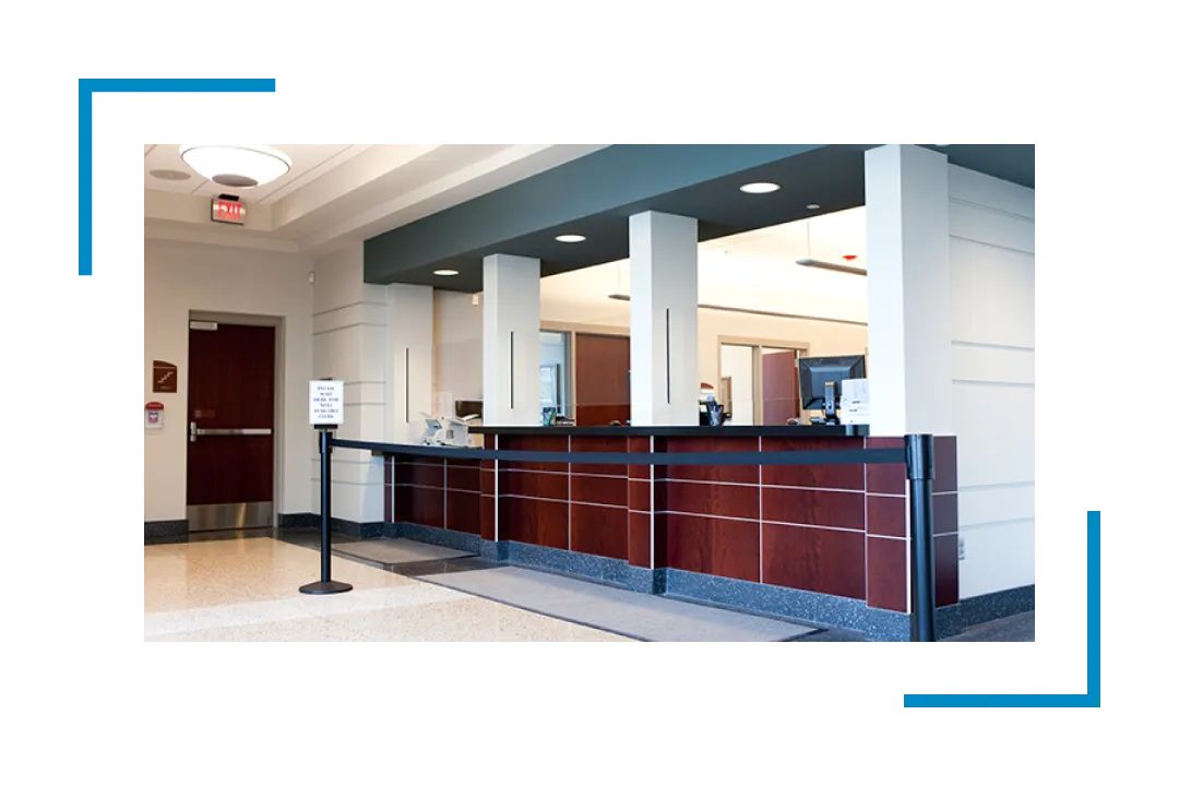 bank lobby